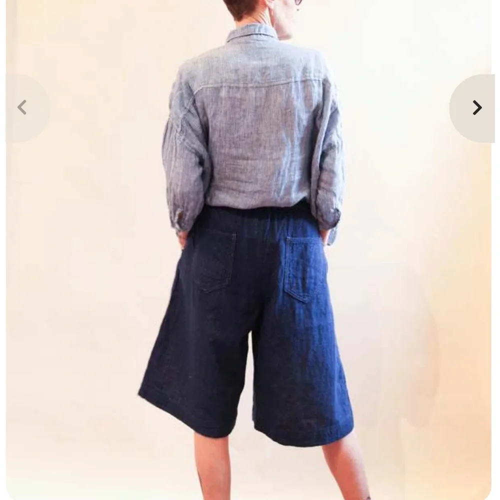 CP Shades Rooney Striped Cotton Blouse Sz M/L Boxy PRISTINE Price firm! - Picture 4 of 14